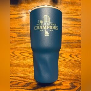 Los Angeles Dodgers 2024 World Series Blue Tumbler 30 Oz. Vacuum Insulated - New